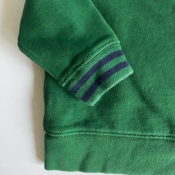 Polo by Ralph Lauren Shawl Collar Large Embroidered Pony Green Sweatshirt 18 M - Picture 5 of 8